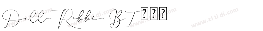 DellaRobbia BT字体转换